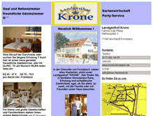 Tablet Screenshot of krone-fornsbach.de